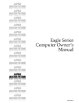 Alpha Microsystems Eagle 500 Owner`s manual
