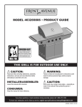 Char-Broil Front Avenue 463269806 Product guide
