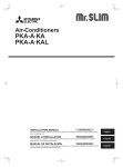 Mitsubishi Electric PKA-A-FA Installation manual