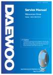 Daewoo KOC-984T2S Service manual
