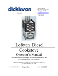 Dickinson Lofoten Operator`s manual