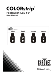 Chauvet LED-FS1 User manual