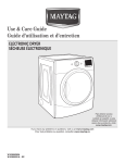 Maytag W10385090A Use & care guide