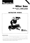 Makita LS1000 Instruction manual