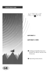 Crystop Display Gmbh AutoSat 2 Control Operating instructions