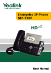 Yealink IP Phone User guide