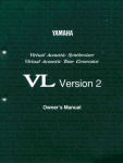 Yamaha VL Version2 Specifications