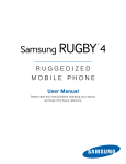 AT&T Rugby User manual