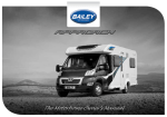 Bailey Motorhomes Owner`s manual