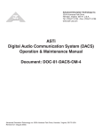 Digital Audio Corporation MicroDAC IV Technical data