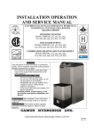 Camus Hydronics DFH1100 Service manual