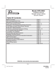 Audiovox APS-596C Installation manual