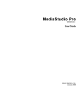 Ulead MEDIASTUDIO PRO 6.0 User guide