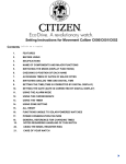 Citizen C650 Specifications