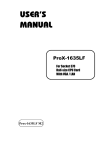 protech ProX-B501 M2 User`s manual