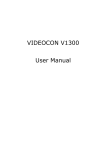 Videocon V1300 User manual