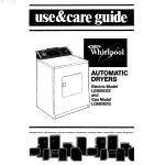 Whirlpool LE6055XS Operating instructions