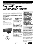 Dayton 4E236C Operating instructions