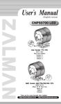 ZALMAN CNPS9700 LED Specifications