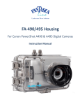 Canon POWERSHOT FA-490 Instruction manual