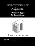 COMFORT-AIRE CD-101-5 Service manual