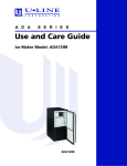 U-Line ADA15IM Troubleshooting guide
