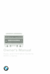 BMW Radio and Information Systems Owner`s manual