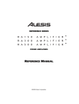 Alesis RA150 Specifications