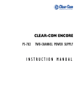 Clear KB-702 Instruction manual