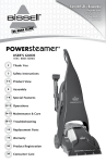 Bissell PowerSteamer 1697 User`s guide
