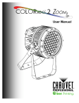 Chauvet COLORado 2 Zoom IP User manual