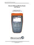 Biomark HPR User manual