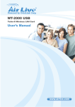 Air Live WT-2000USB User`s manual
