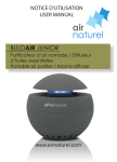 Air Naturel BULDAIR JUNIOR User manual