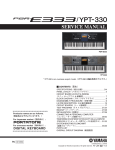 Yamaha PSR-C200 Service manual