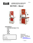 Dake V-16 Instruction manual