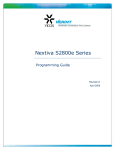 Verint NEXTIVA S2800E series User guide