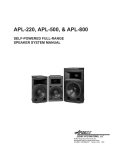 Apogee APL-SB Specifications