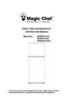 Magic Chef MCBR1000S Instruction manual