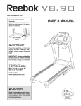 Reebok RBTL76009.0 User`s manual