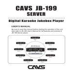 CAVS JB-199 User`s manual