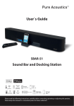 Pure Acoustics SBAR-51 User`s guide
