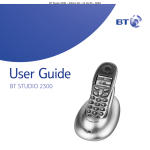 BT studio 2300 SMS User guide