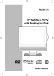 Venturer 17" LCD TELEVISION Owner`s manual