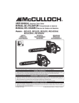 McCulloch MS1432 User manual