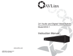 AVLinx ADV2.1 Instruction manual