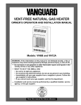 Vanguard VN6B Installation manual
