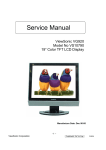 ViewSonic VFM835-52G Service manual