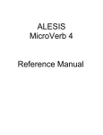 Alesis 4 User`s manual