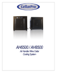 CellarPro 8000S Owner`s manual